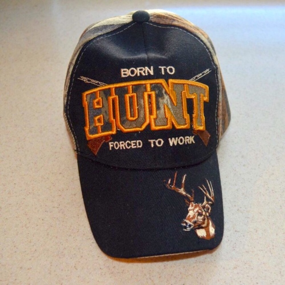 Joycap “Born to Hunt” Camouflage Deer Baseball Hat OS